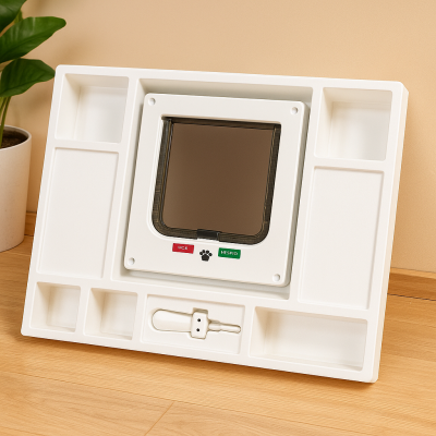 High-end Electronic Product Inner Packaging Molded Pulp Large Wet Press Tray For Accessory Protective Transportation